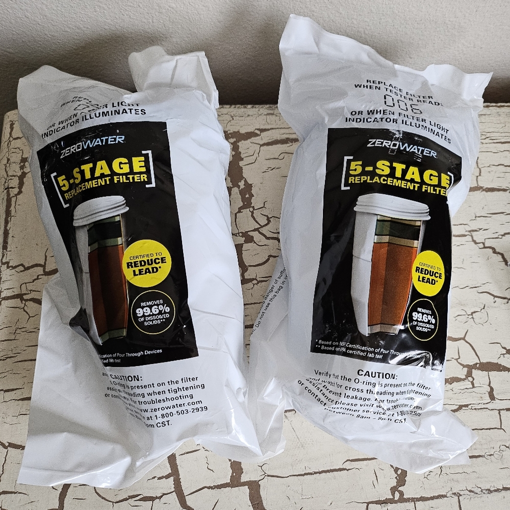 NEW ZeroWater Pitcher Filters Lot of 2